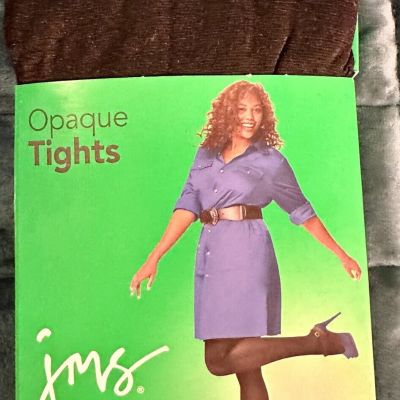 Women’s Just My Size Black opaque Tights Plus Size 4